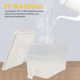 BEWBBAT leak-proof spigot close-up ensures clean, mess-free serving.