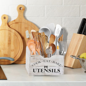 Bewbow utensil holder with full capacity showcasing many utensils stored