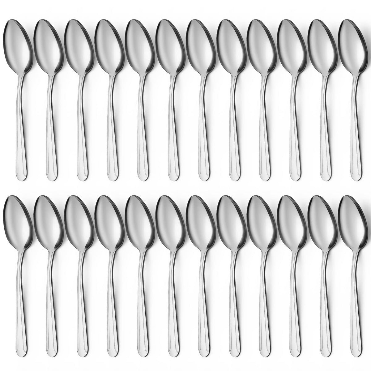 BEWOS 24-piece spoons set for everyday dining and entertaining.