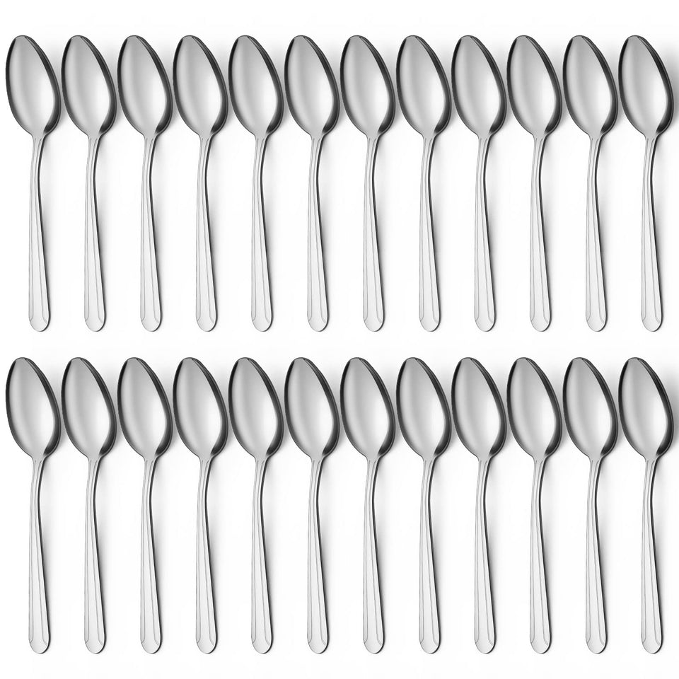BEWOS 24-piece spoons set for everyday dining and entertaining.