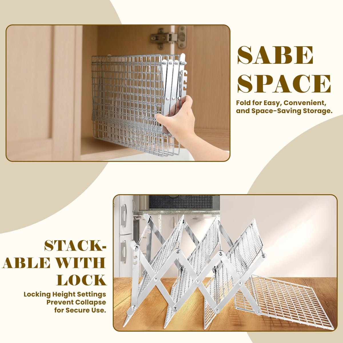 BEWOS rack with X-shaped structure provides stable multi-tier support