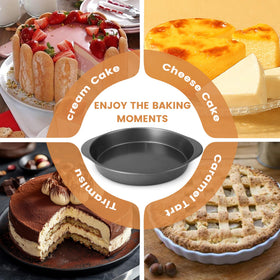 BEWOS pan set demonstrates even heat distribution for consistent cake texture