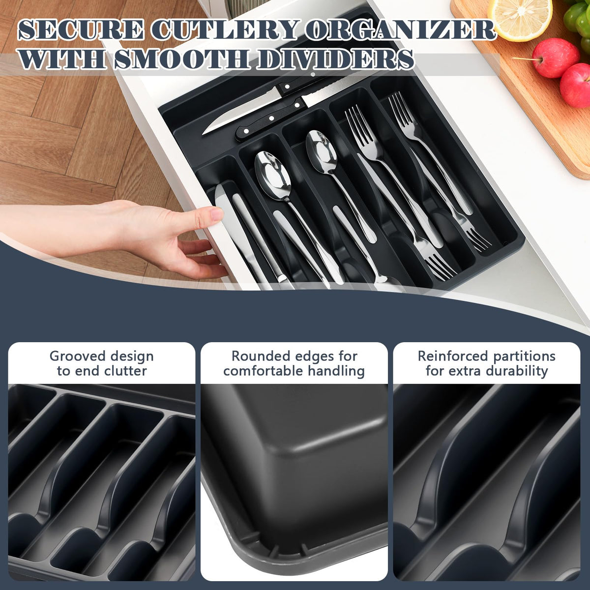 BEWOS food-grade stainless steel resists rust and wear.