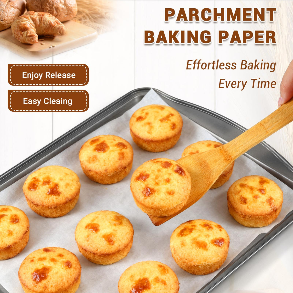 BEWOS nonstick coating enables easy release for cookies and roasts