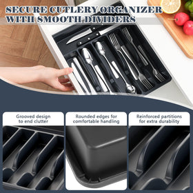 BEWOS stainless steel dinner knives with balanced grip for comfortable cutting.