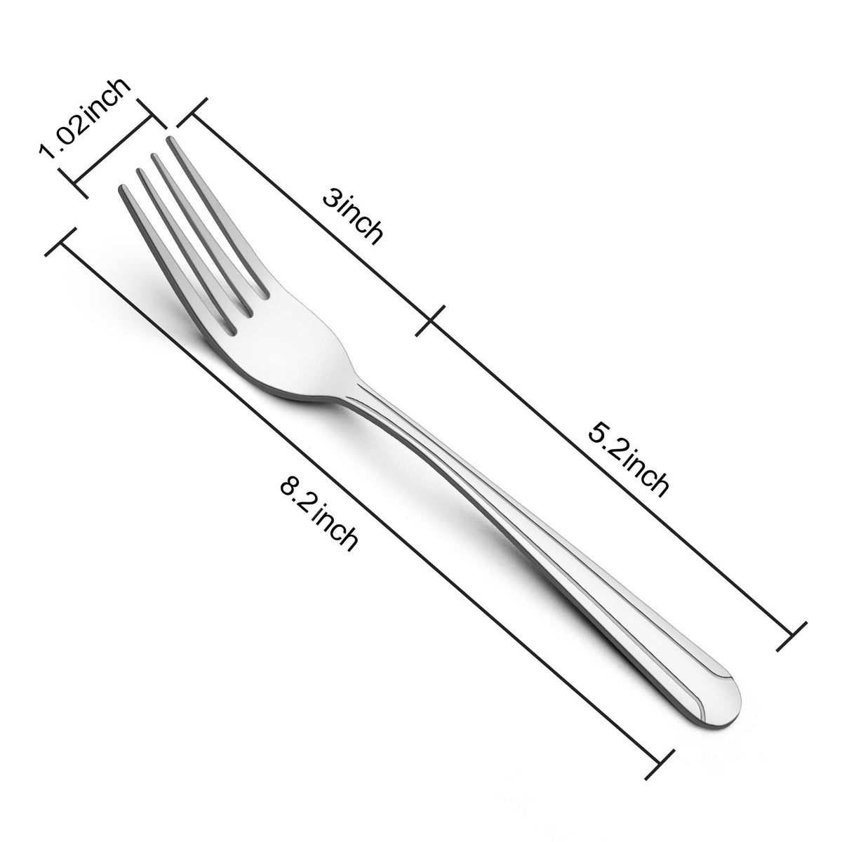 Stainless steel BEWOS forks offer durable, rust-resistant daily dining