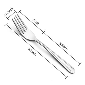 Stainless steel BEWOS forks offer durable, rust-resistant daily dining