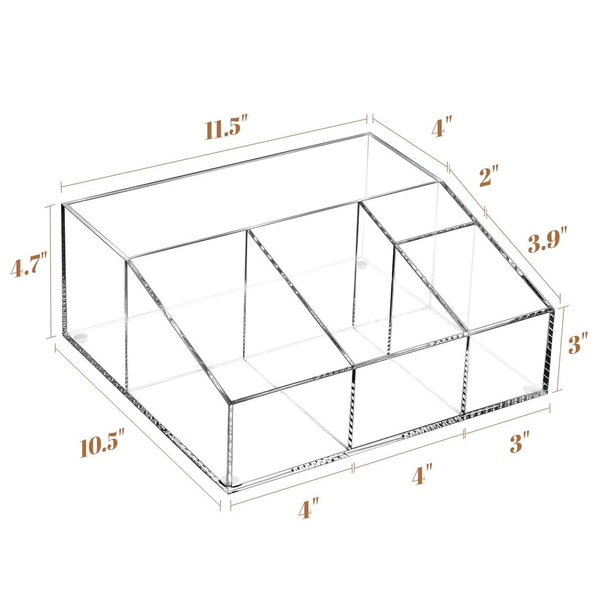 BEYGORM acrylic coffee bar station organizer cups and supplies neatly arranged