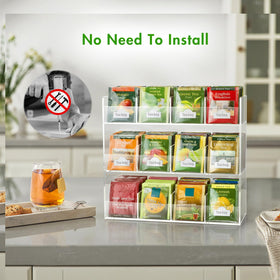 BEYGORM modern tea bar display keeps teabags organized and within reach