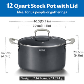 BEZIA stock pot with gift-ready packaging for hosts and weddings