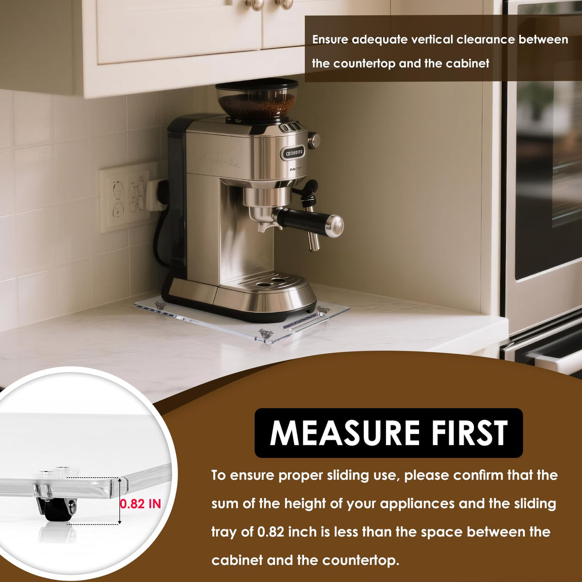 BEZONO cable organizer keeps appliance cords tidy during slides.