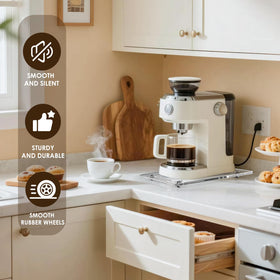 BEZONO ergonomic pull handle aids comfortable maneuvering of heavy appliances.