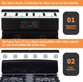 BFONS detachable shelf demonstrates flexible configuration near the cooktop.