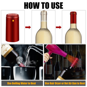 BGMAXimum black capsules provide a sleek, modern appearance for home cellars.