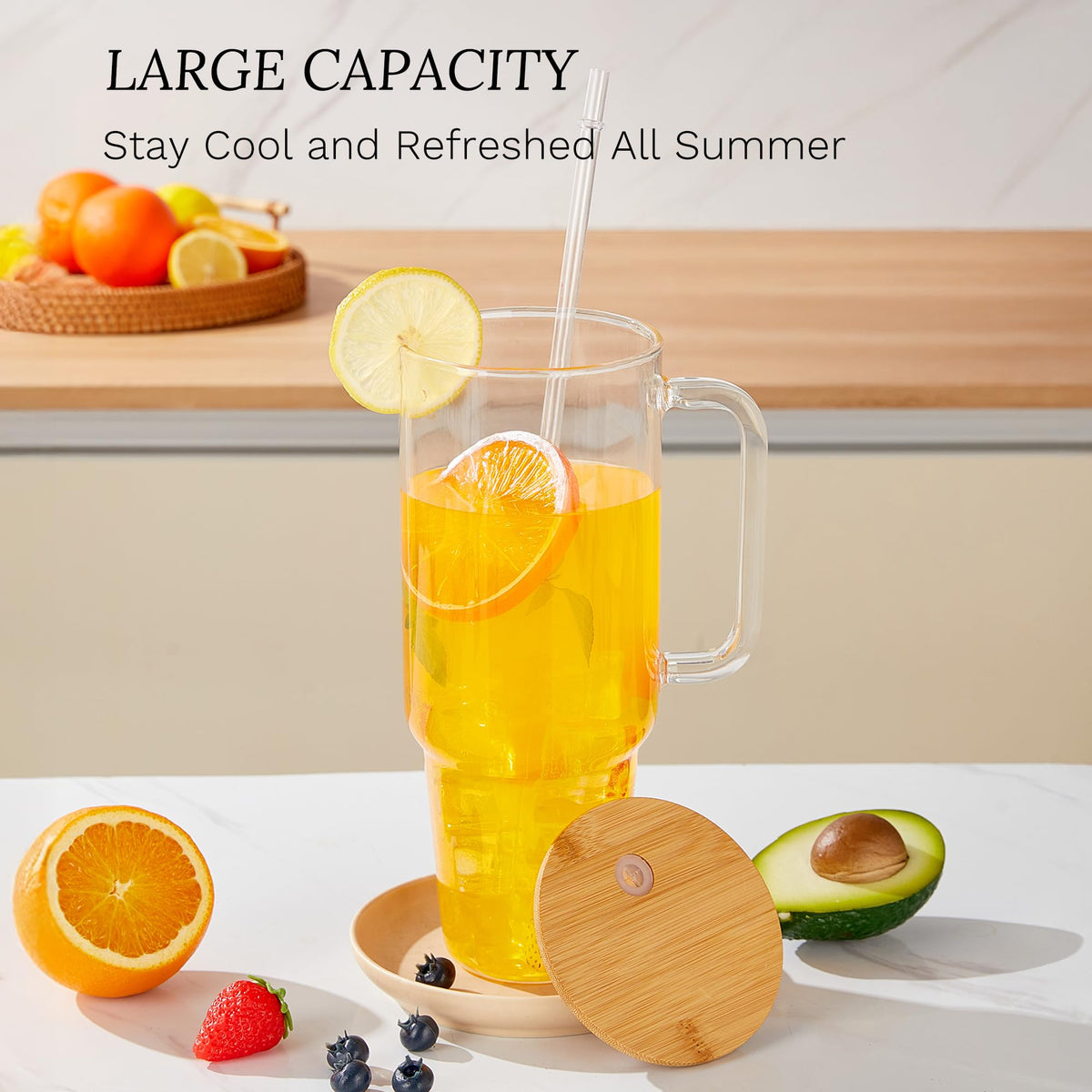 BGRAING iced coffee, boba and juice tumbler for versatile drinks