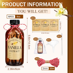 BHHQHH amber glass bottle with twist cap preserves aroma and prevents leaks.