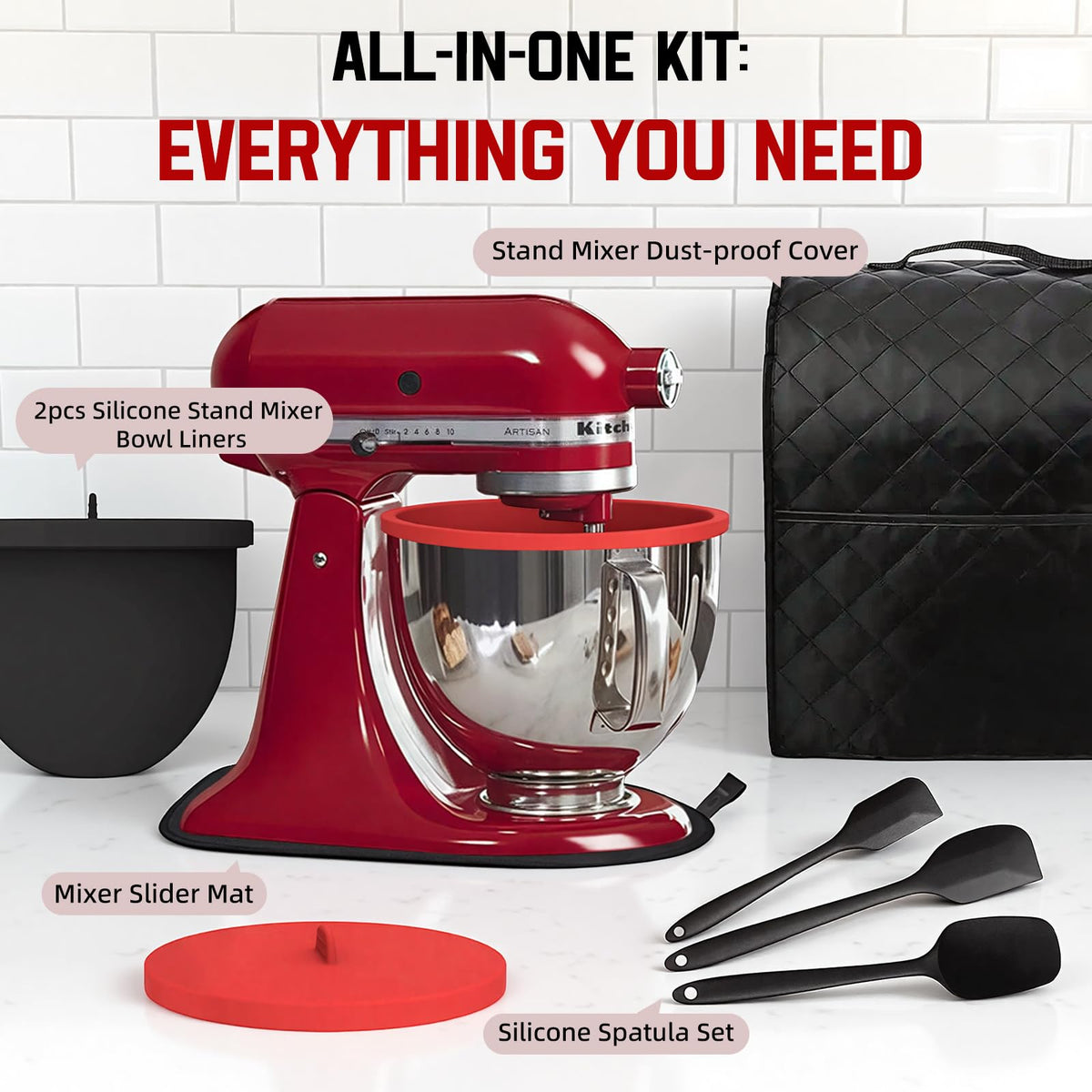 BHNJUTM airtight lids for bowl liners provide freshness and convenient storage.