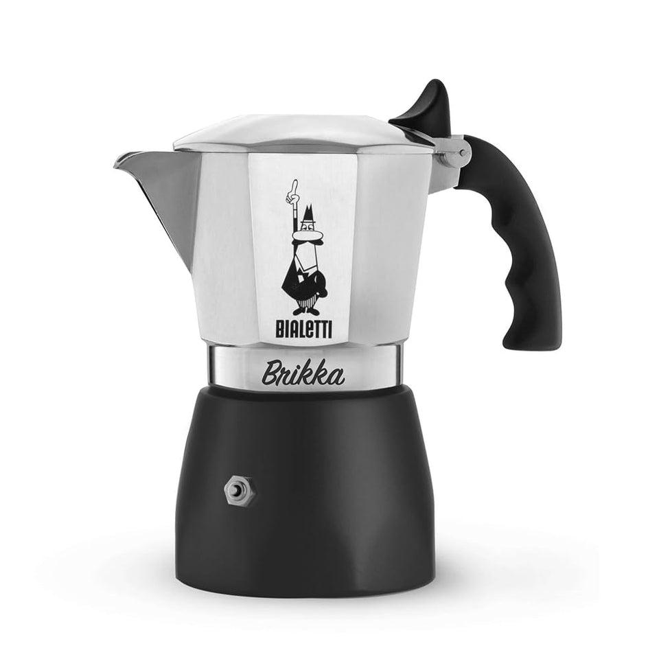 Bialetti Brikka crema-espresso delivers cafe-style crema for a bold morning ritual.