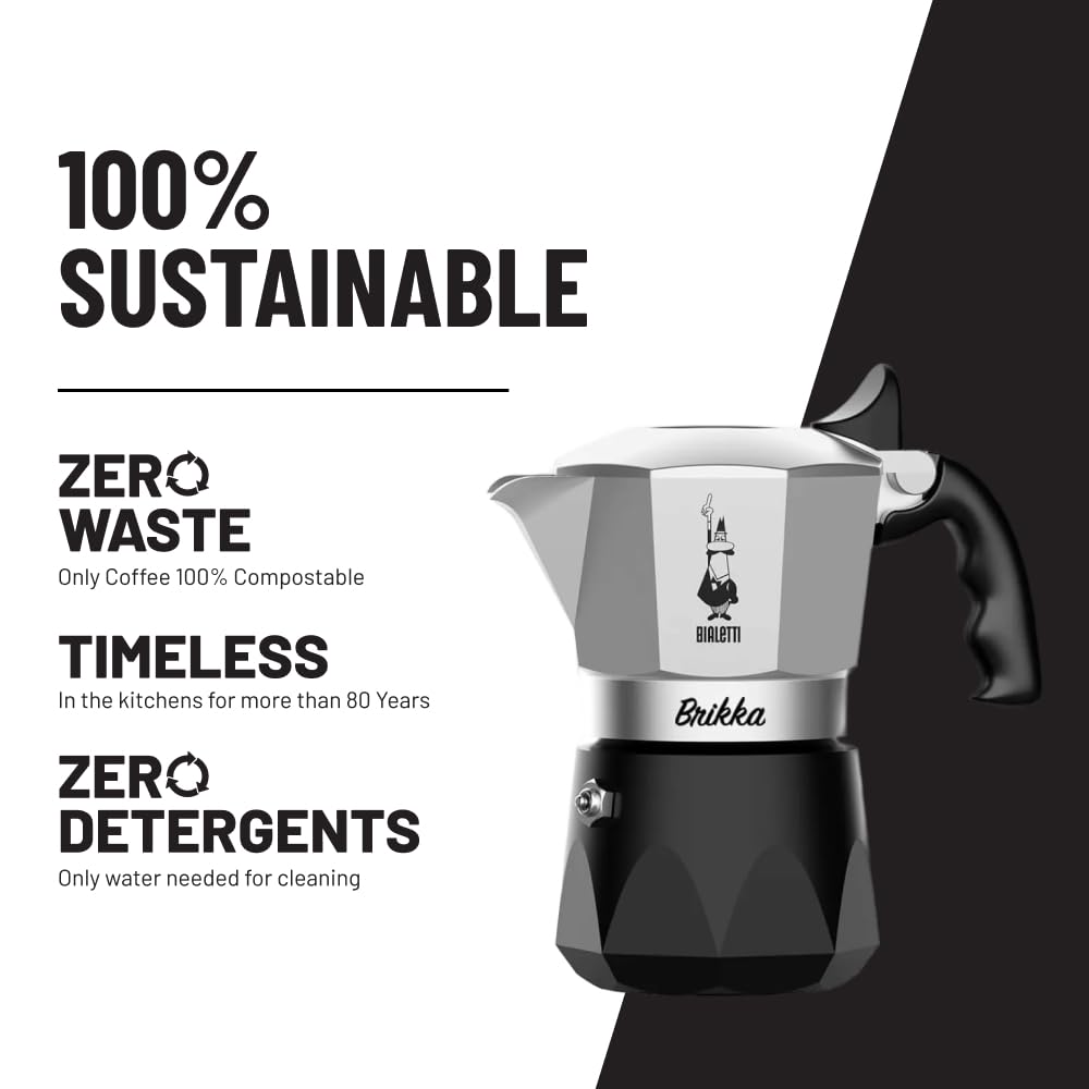 Bialetti Brikka during-brewing-gurgle signals readiness for optimal extraction.