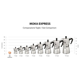 Induction compatibility with Bialetti Moka Express using adapter plate.