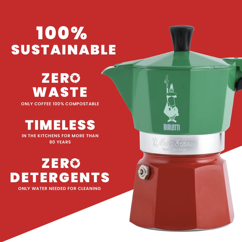 Bialetti Moka Express on-stovetop setup delivering quick, rich espresso-style coffee.