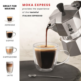 Bialetti Moka Express portable setup ideal for camping and travel