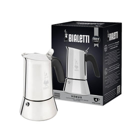 Bialetti Venus cover showing induction-ready design for quick morning coffee