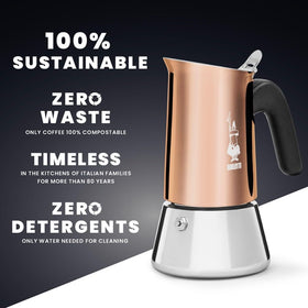 Bialetti Venus inside-view of boiler interior with protective finish