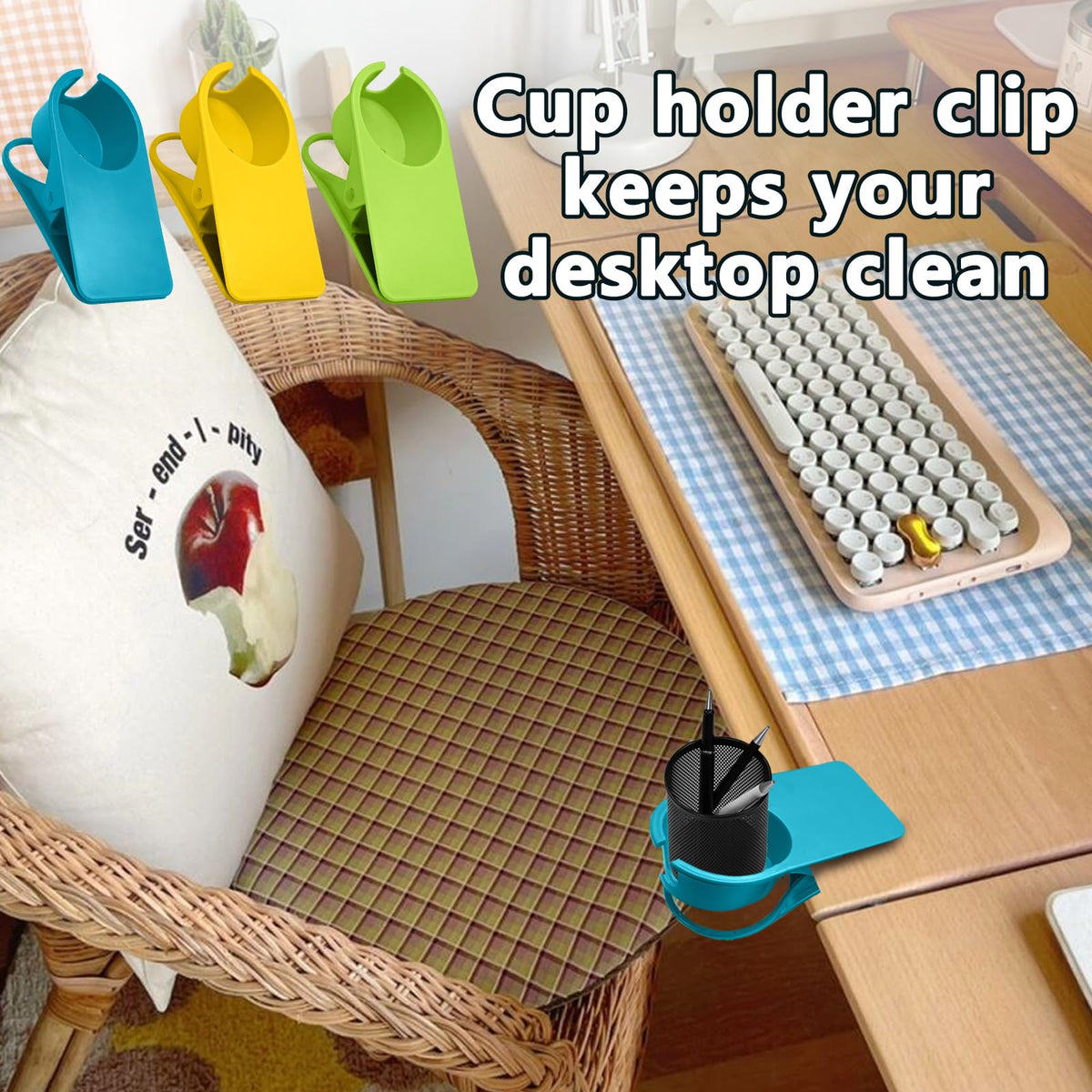 Biaungdo desk-edge clip design enables tool-free setup.