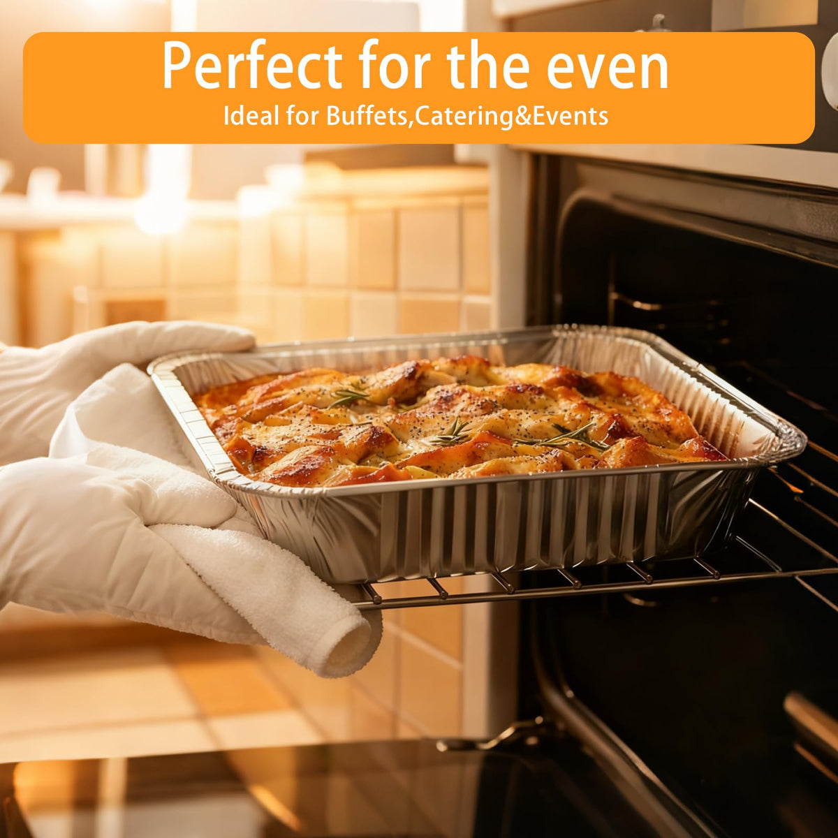 BIBRADAA disposable pans ideal for outdoor dining and quick cleanup.