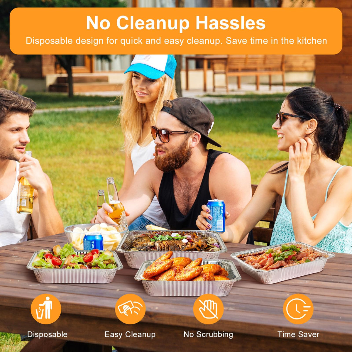BIBRADAA durable aluminum bakeware resists warping under heat.