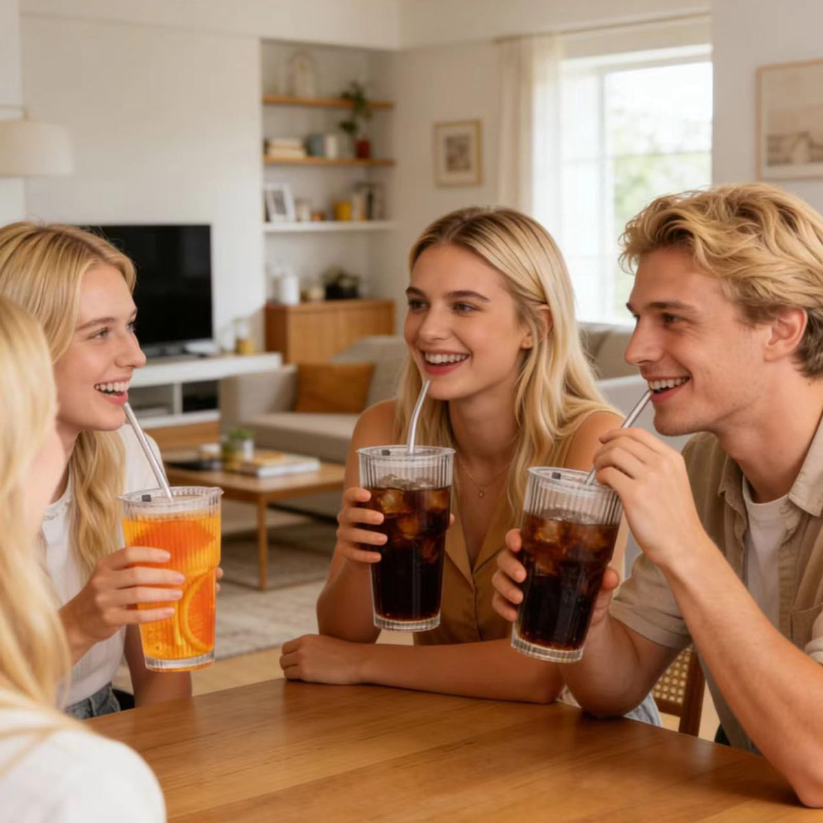 BiBrenies lead-free BPA-free glass withstands temperature changes safely.
