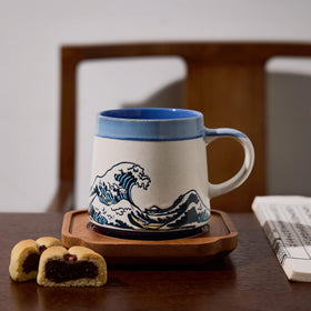 BICETTO artisan mug bottom emphasizes stable non-slip base.