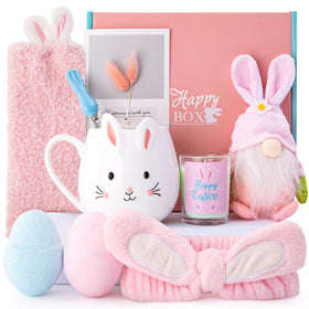 Biching 12oz bunny mug shows festive Easter cheer for coffee, tea, or hot chocolate.