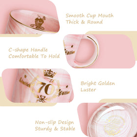 Biching ergonomic handle 14oz mug, easy to hold