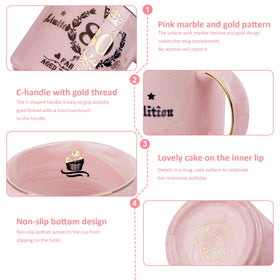 Biching luxury gift box protects the mug during shipping.
