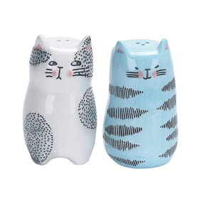 Bico cartoon cat salt and pepper shakers set on dining table for everyday seasoning