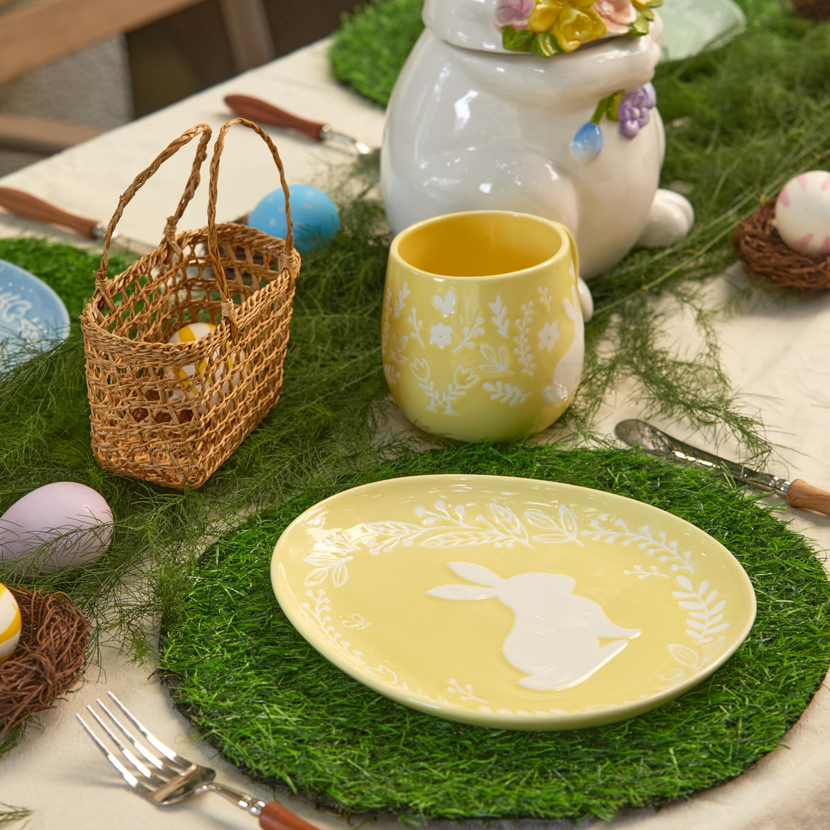 Bico pastel bunny plates brighten tables for Easter and spring
