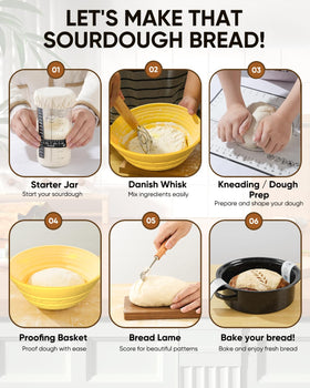 BICRET beginners bread-making gift pack for everyday baking and weekend projects.