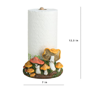 Bicuzat mushroom-pattern resin base display ready for cafe counters.