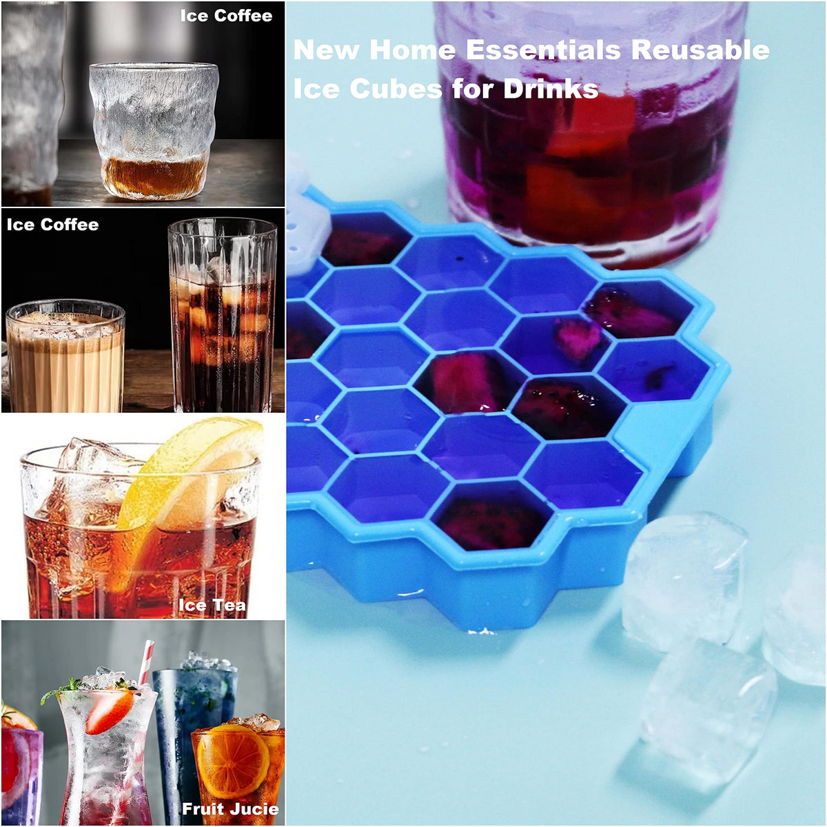 BIDFUL dishwasher-safe ice tray for easy cleaning after use.