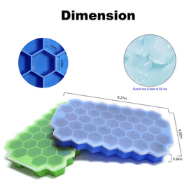 BIDFUL easy-release ice cubes in a lid tray for quick release.