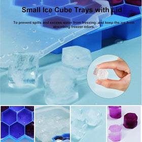 BIDFUL ice cubes ideal for coffee, cocktails, and cold drinks.