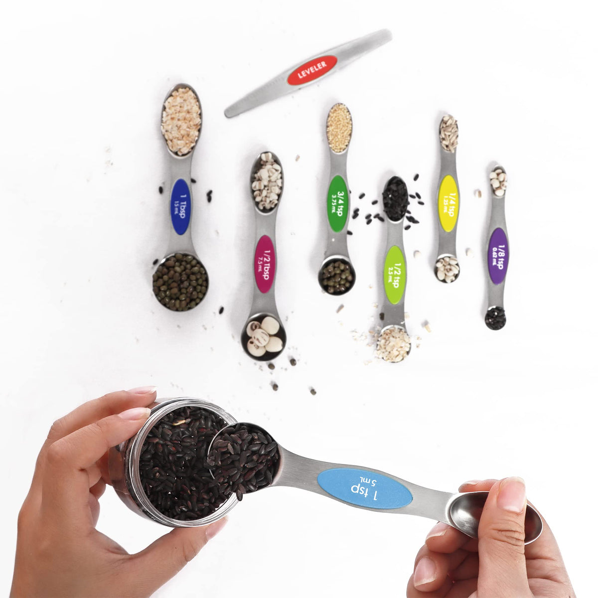 Bidful stainless steel spoons offer rust-resistant durability