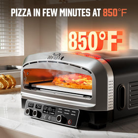 BIG HORN pizza oven with PID control delivers precise heat for consistent crusts.