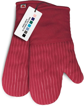 Big Red House red silicone oven mitts 12.5-inch length for extended protection