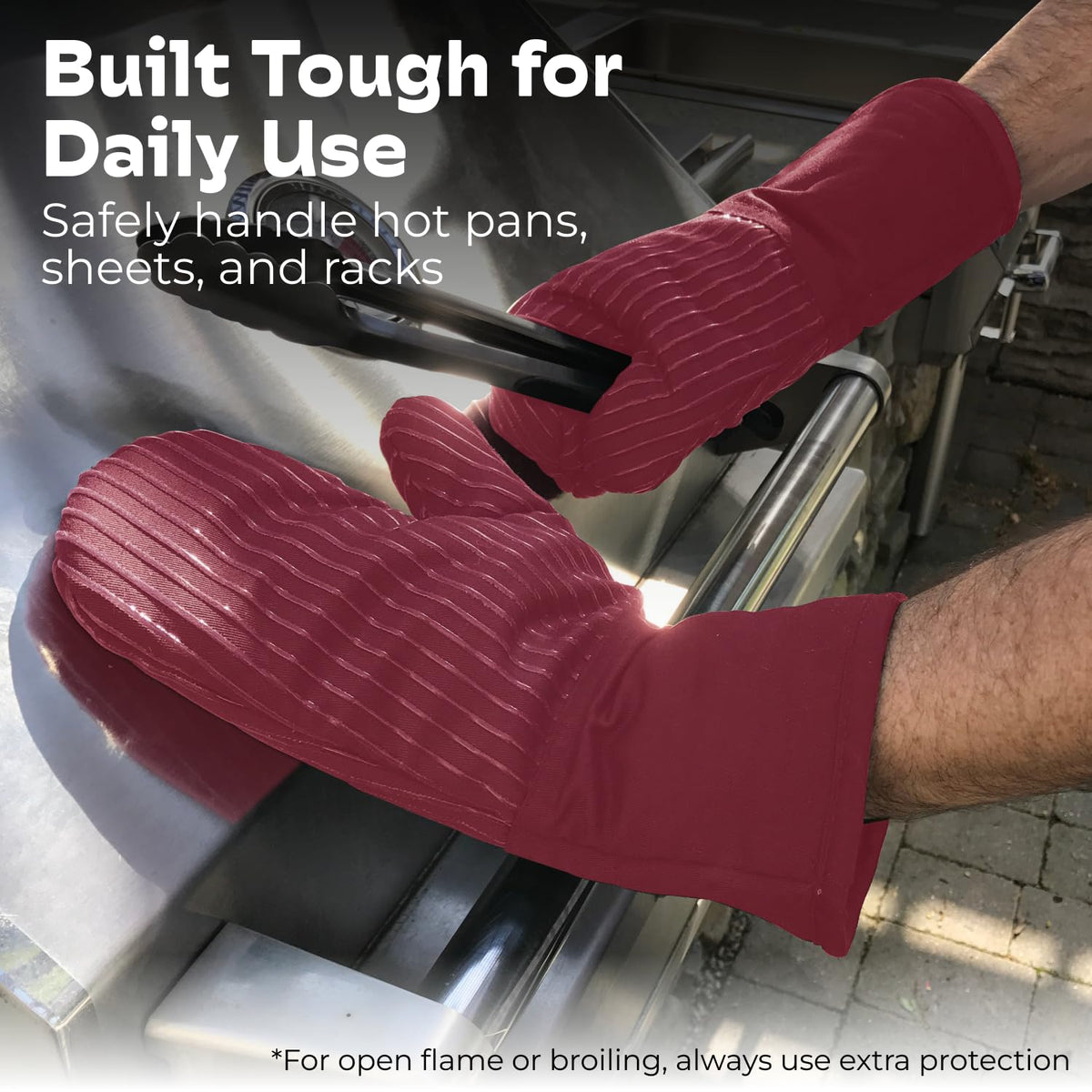 Big Red House silicone and cotton construction delivers durability