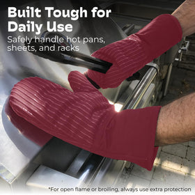 Big Red House silicone and cotton construction delivers durability