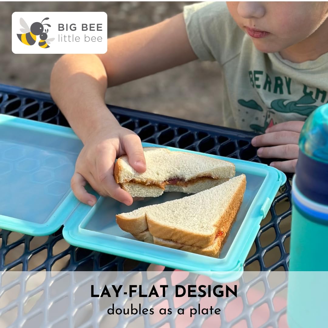 Leak-resistant design protects bags and desks from drips during school and work.