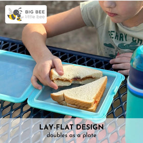 Leak-resistant design protects bags and desks from drips during school and work.